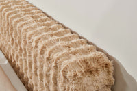 Upholstered Bed Sand Waffle
